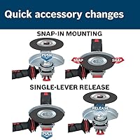 Vista 6 de Bosch DBX543S - Disco afilado para sierra con borde de diamante, continuo, de 5 pulgadas, X-Lock