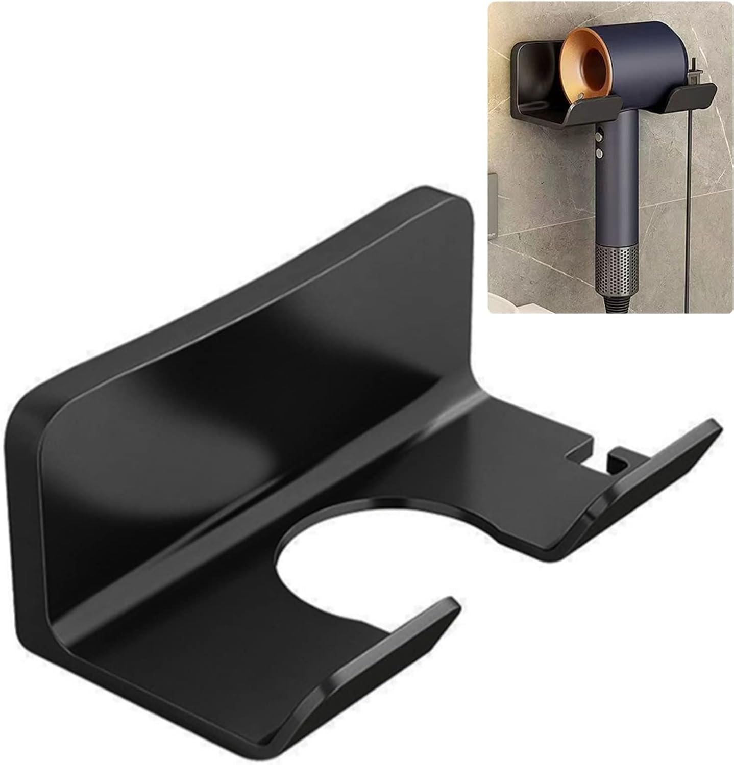 BCENG Fönhalter Ohne Bohren - 2er Set Wandhalterung Für Haartrockner