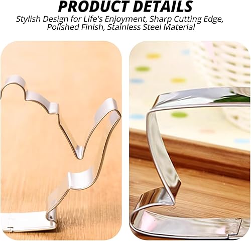 Miniatura 3 de Cortador de galletas de acero inoxidable para tazas de té, taza de té y taza de té, ideal para fiestas de té, bodas y sándwiches, tazas grandes de