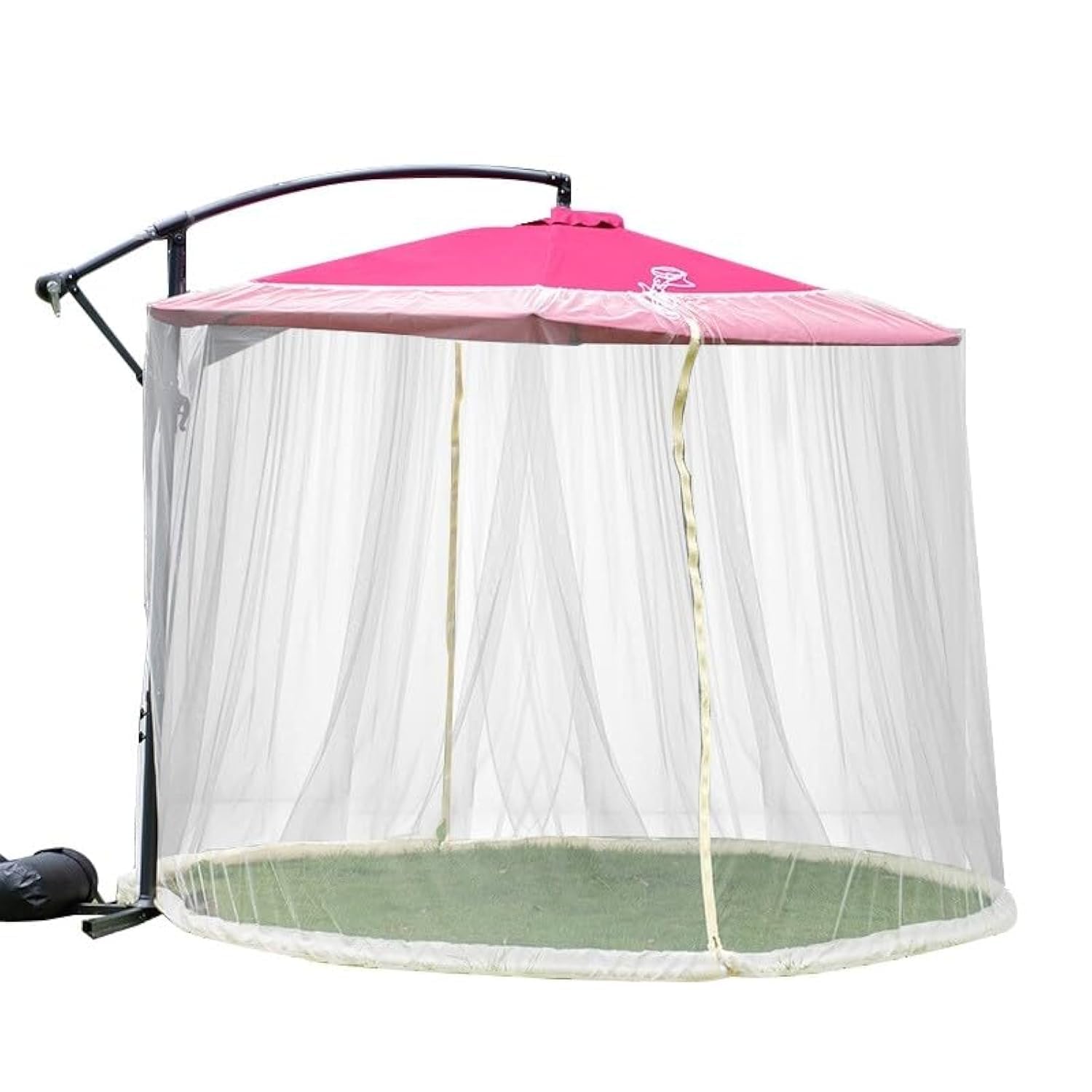 Zanzariera da giardino con ingresso a rete, tavolo Sn per gazebo e terrazza all'aperto ct Protect ideale per pranzi all'aperto e relax