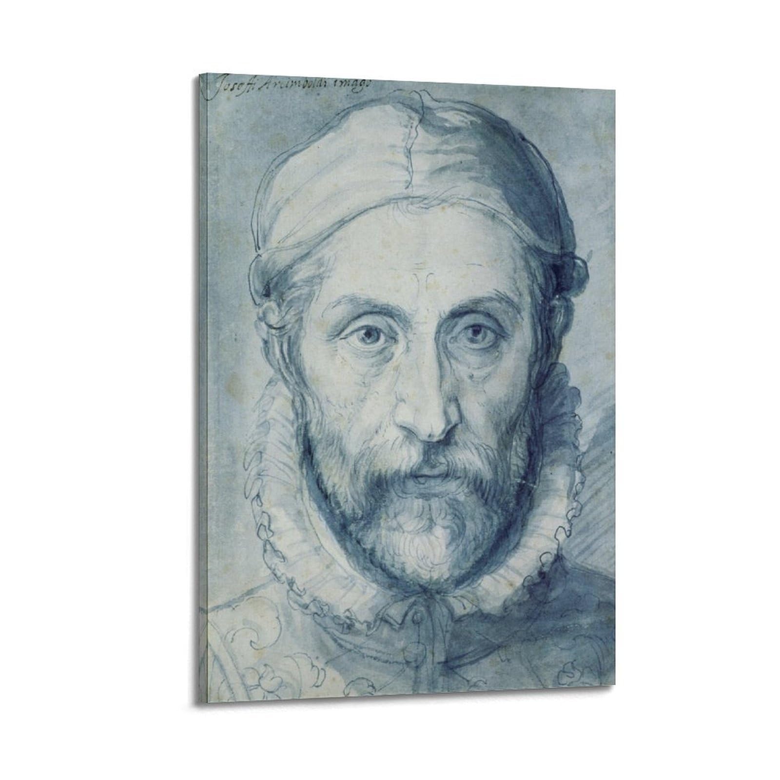 Lnjncnhg Frame Style Giuseppe Arcimboldo - Self Portrait Modern Poster, Decorative Prints, Aesthetic Wall Decorations, Wall Decorations For The Living Room, Art Prints, Canvas Painting 24 X 36 Inches (60 X 90 Cm)
