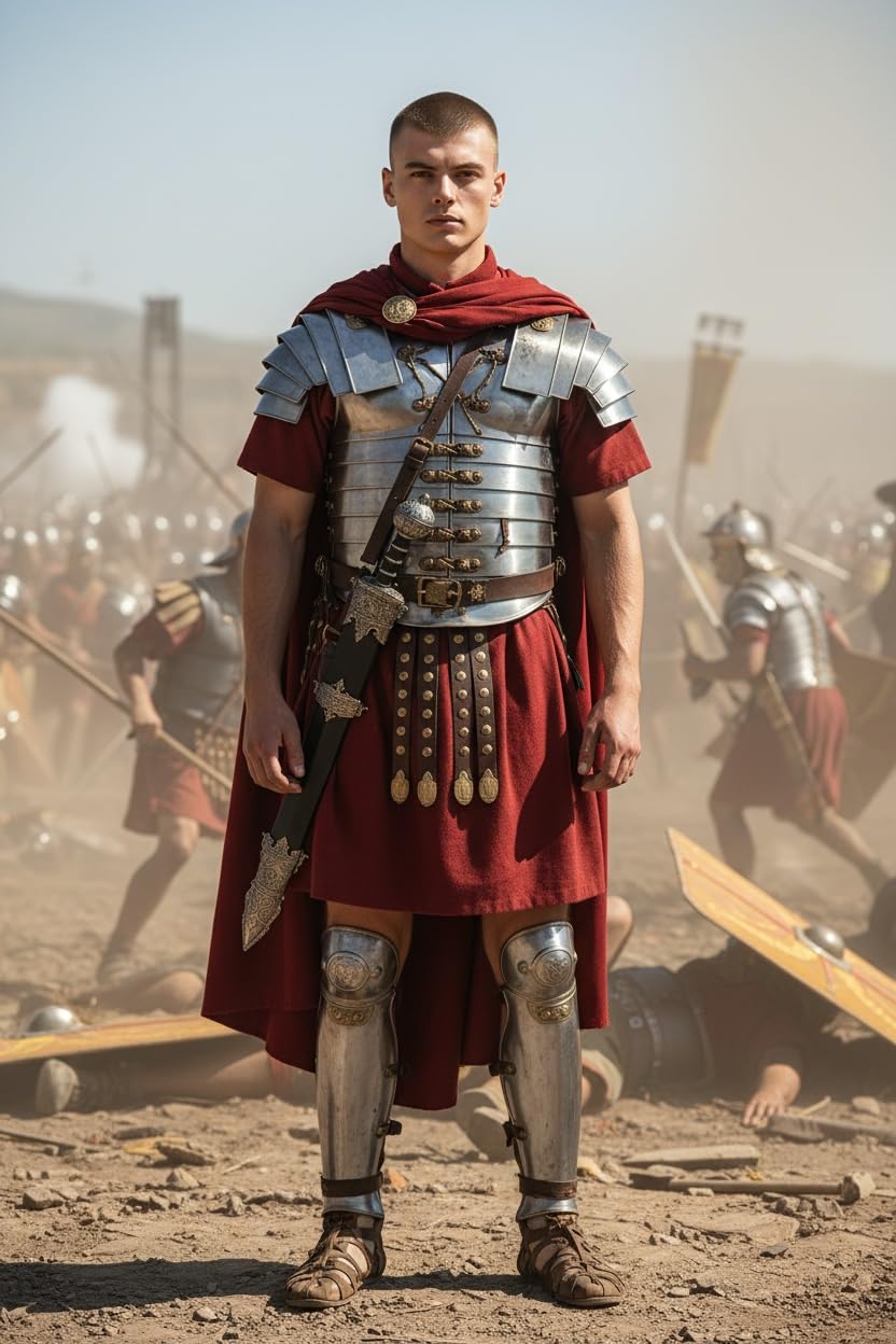 Schwert echt Metall Römisch Gladius 100% handgefertigt mit Scheide zur Dekoration oder als Geschenk