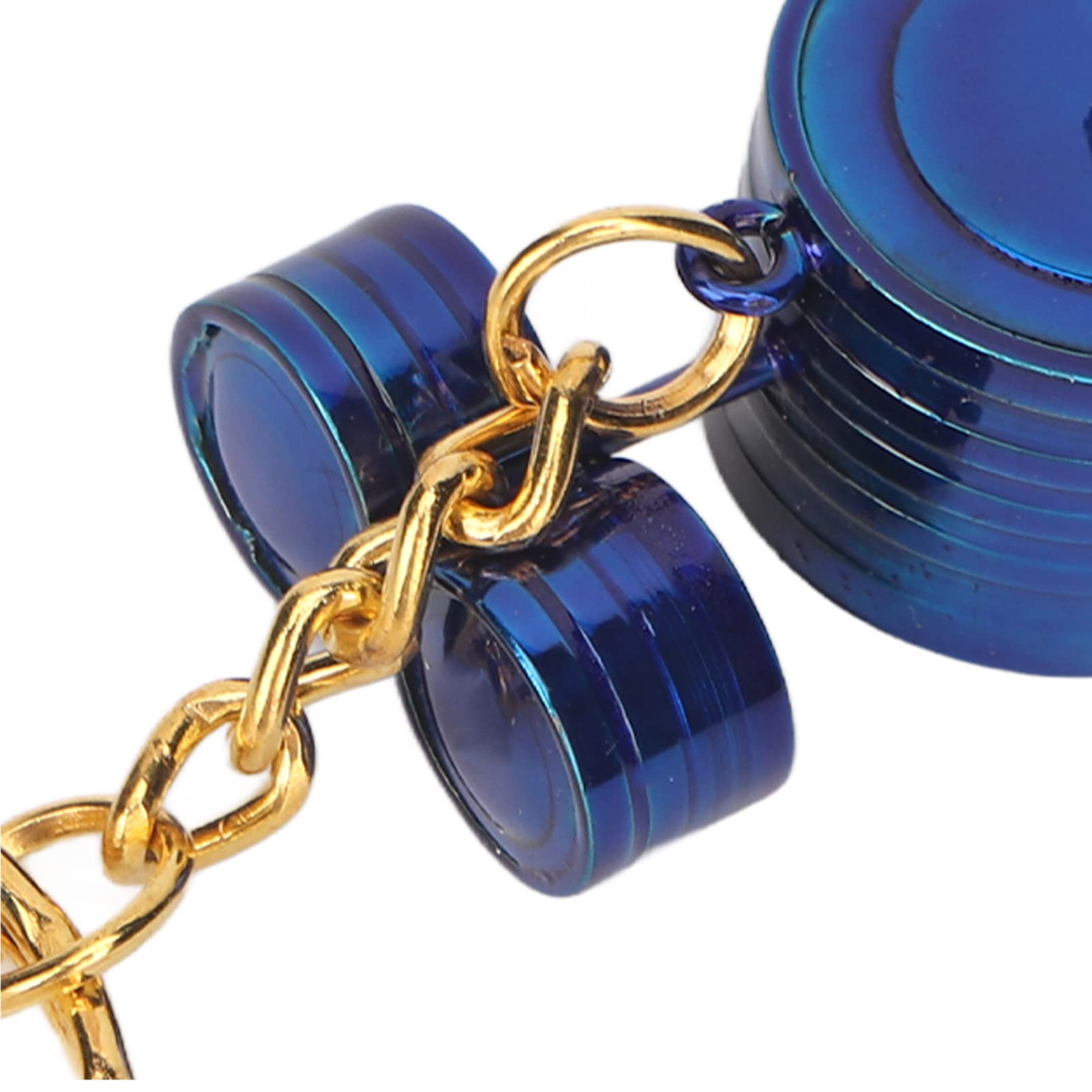 Porte-clés Mini Batterie, Métal Portable Instrument Porte-clés Percussion Tambour Charme Pendentif Porte-clés Mini Percussion Instrument Ornement Décoration pour Artisanat Musique Cadeaux(Bleu)