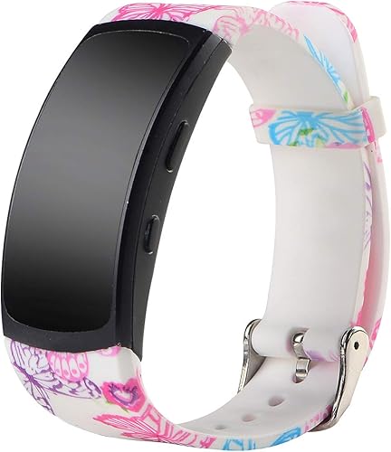 Miniatura 7 de XHNee compatible con Samsung Gear Fit2 Pro Band, Gear Fit 2 bandas para mujeres y hombres de silicona, correas de repuesto para pulsera Gear Fit2 Pro