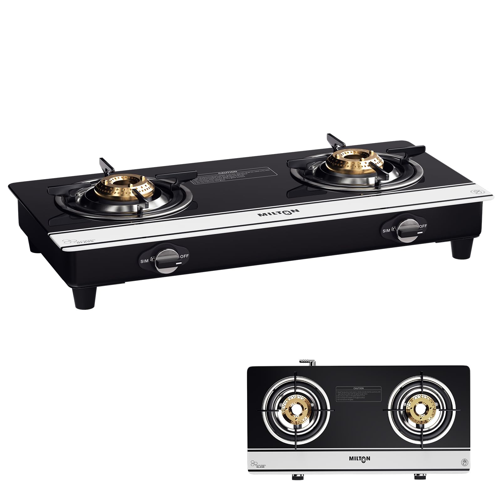 Milton Ignis Pro 3 Burner Gas Stove - Auto Ignition -8 Milton Ignis Pro 3 Burner Gas Stove - Auto Ignition -8