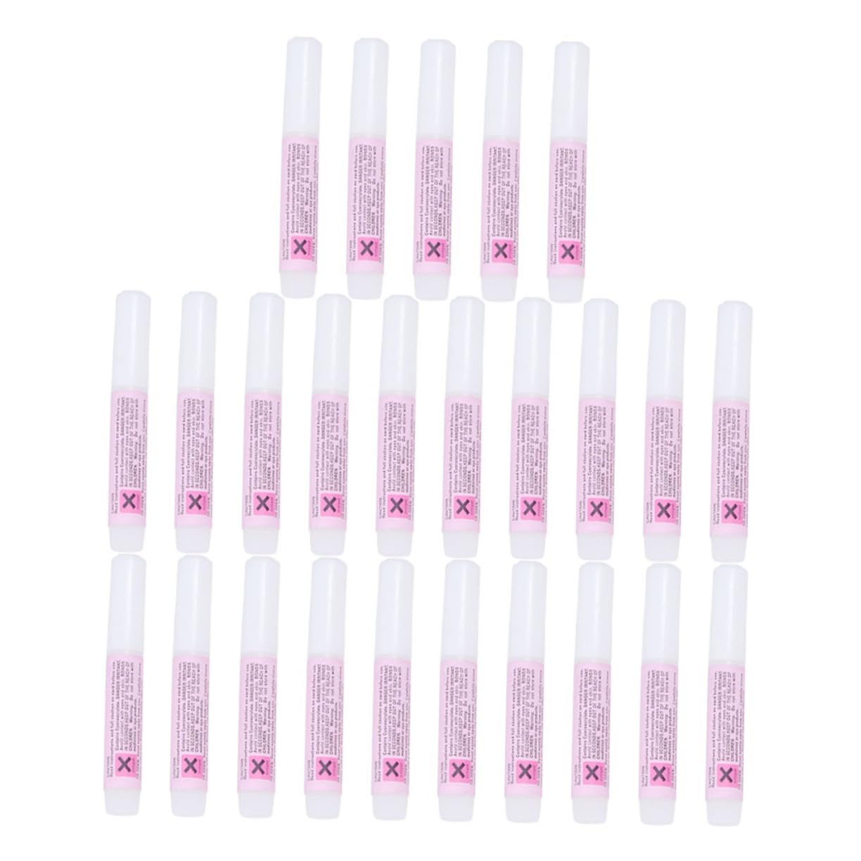 3 Set Adesivo Per Unghie Gel Per Manicure Adesivo Trasparente Per Unghie Fatte Mano Per Domestico 25 Pezzi*3