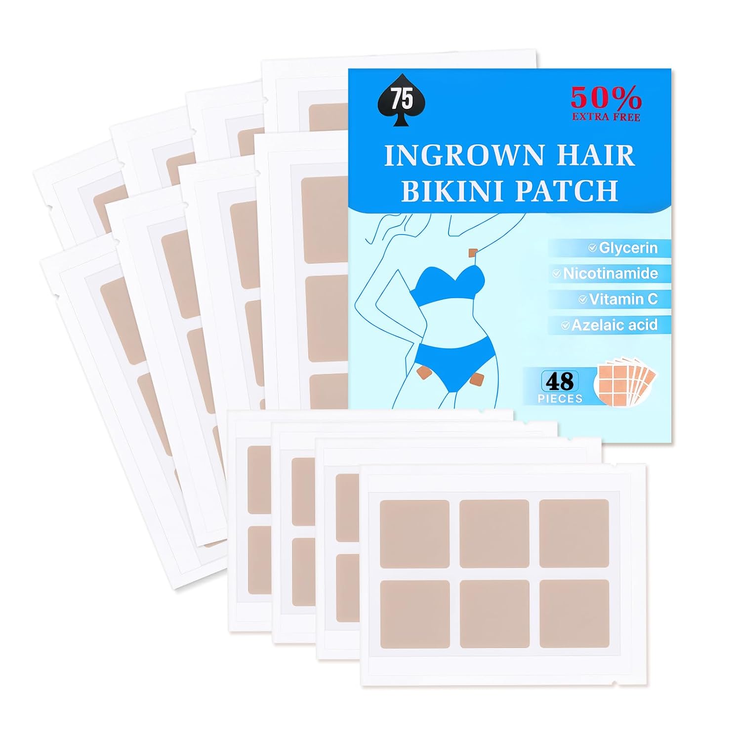 Hair Treatment Patch, 72 Pcs