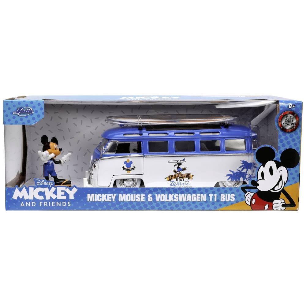 Jada Toys Mickey Van avec Figurine, 1:24