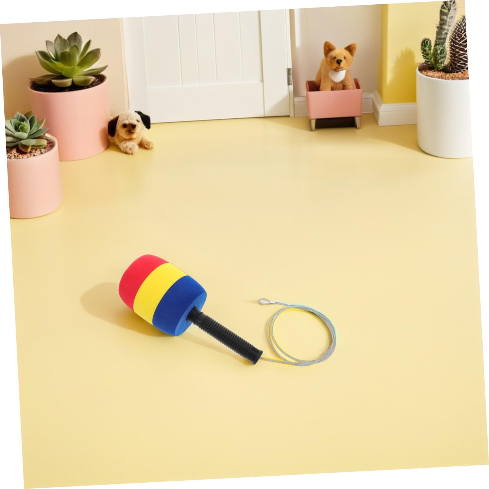 Toddmomy Giocattolo del Gioco del Martello 2 Pezzi in Spugna e Plastica per Bambini, Leggero e Resistente per Feste e Giochi Arcade