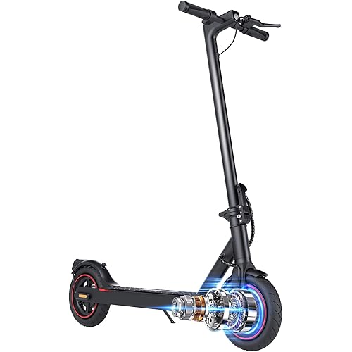 Electric Scooter - 8.5'' Tires Electric Scooter for Adults, 500W Peak Power, 18.6 MPH Top Speed, 21 Miles Long Range, Portable E Scooter for Adults and Teens