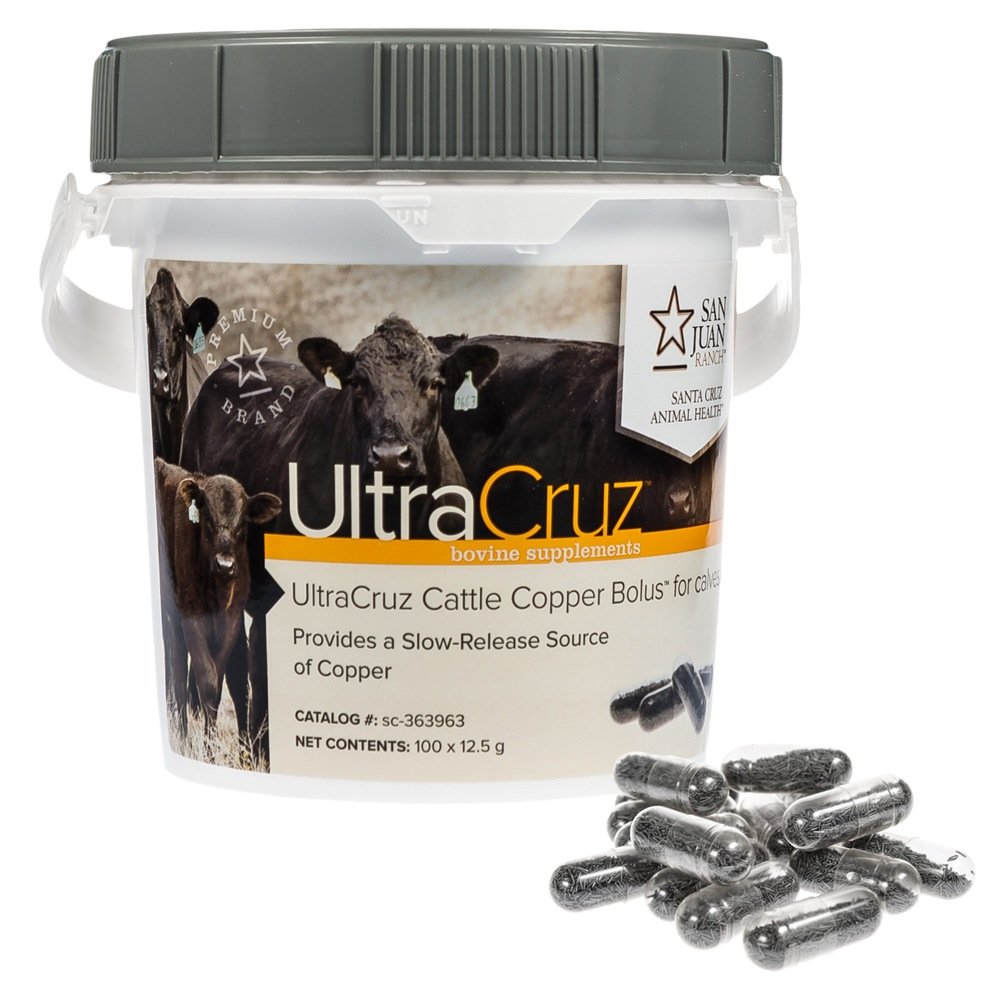 UltraCruz Cattle Copper Bolus Supplement for Calves, 100 Count x 12.5 Grams : Pet Supplies