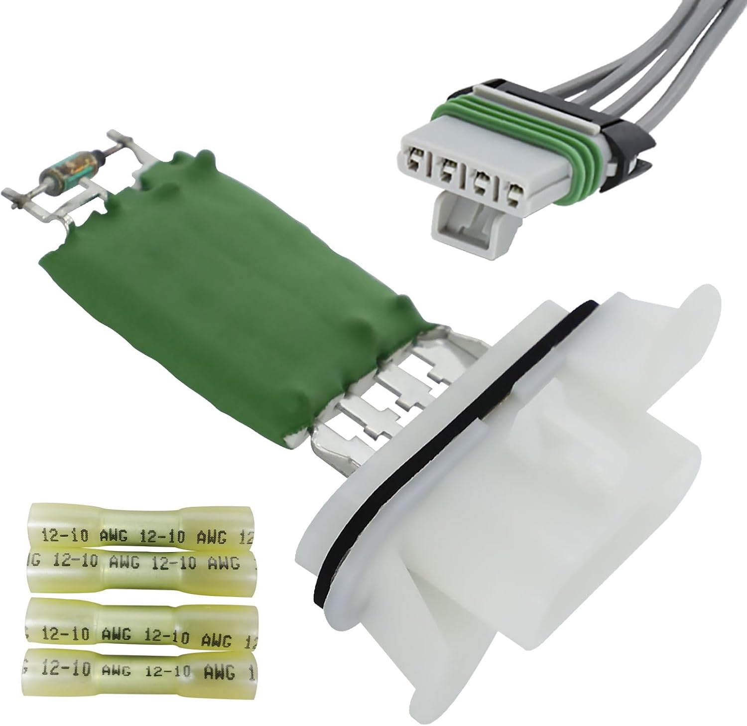 973-434 HVAC Blower Motor Resistor Kit Replacement for 2003-2006 Chevy SSR, 2004-2012 Chevy Colorado, 2004-2012 GMC Canyon Replaces# 15218254