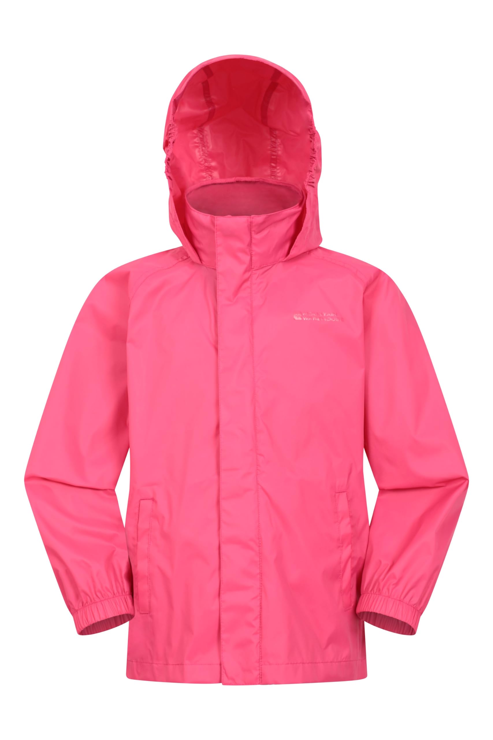 Mountain Warehouse Pakka Kids Waterproof Jacket - Wind Resistant, Lightweight,Breathable Rain Coat for Girls & Boys, Packaway Bag - For Rain, Spring Summer — view 10