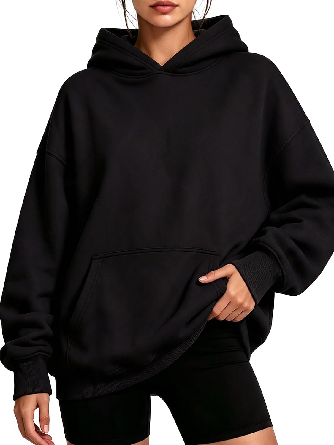 Hoodies for Women Oversized Sweatshirt Trendy Fleece Pullover