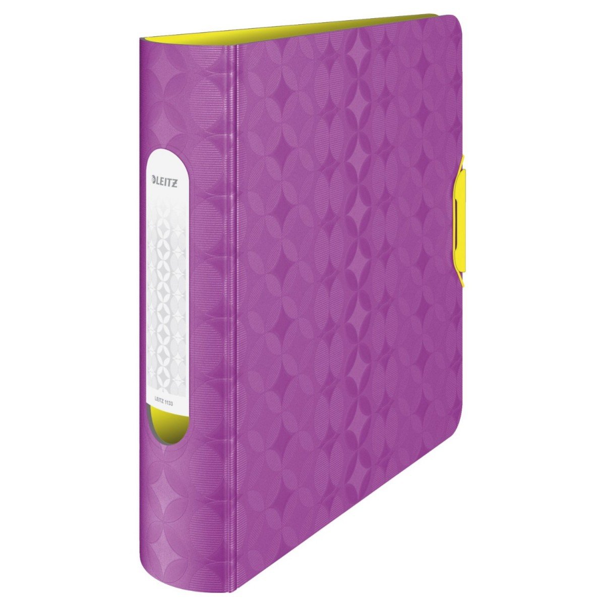 Leitz Lever Arch File, Retro Chic Range, 8 cm Width, 11330065 - A4, Purple, 75mm Spine