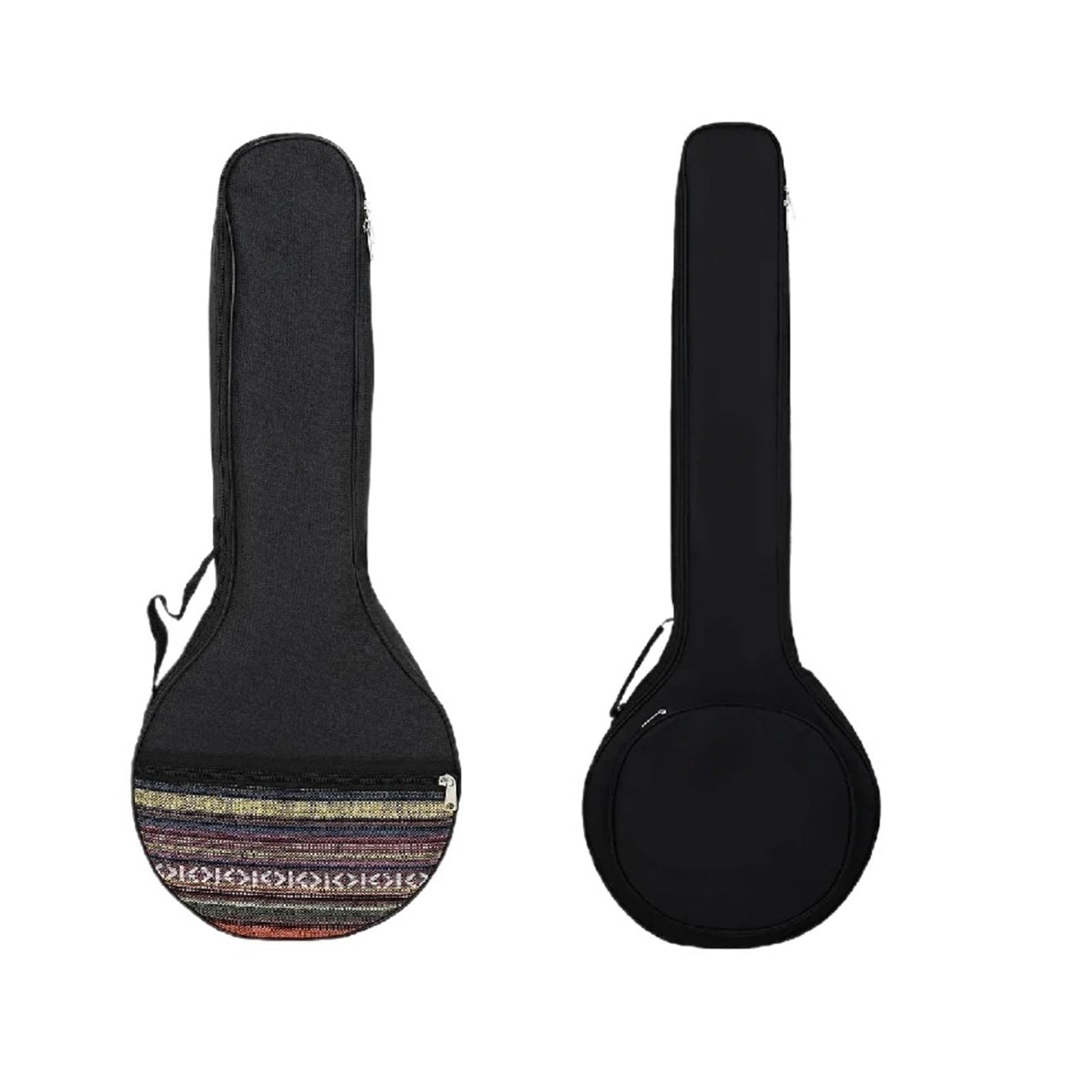 Banjo-Koffer aus ethnischer Baumwolle, verstellbare Schulter, 4/5 Saiten | Tragegriff for 4/5-saitige Banjos, Saitenzubehör