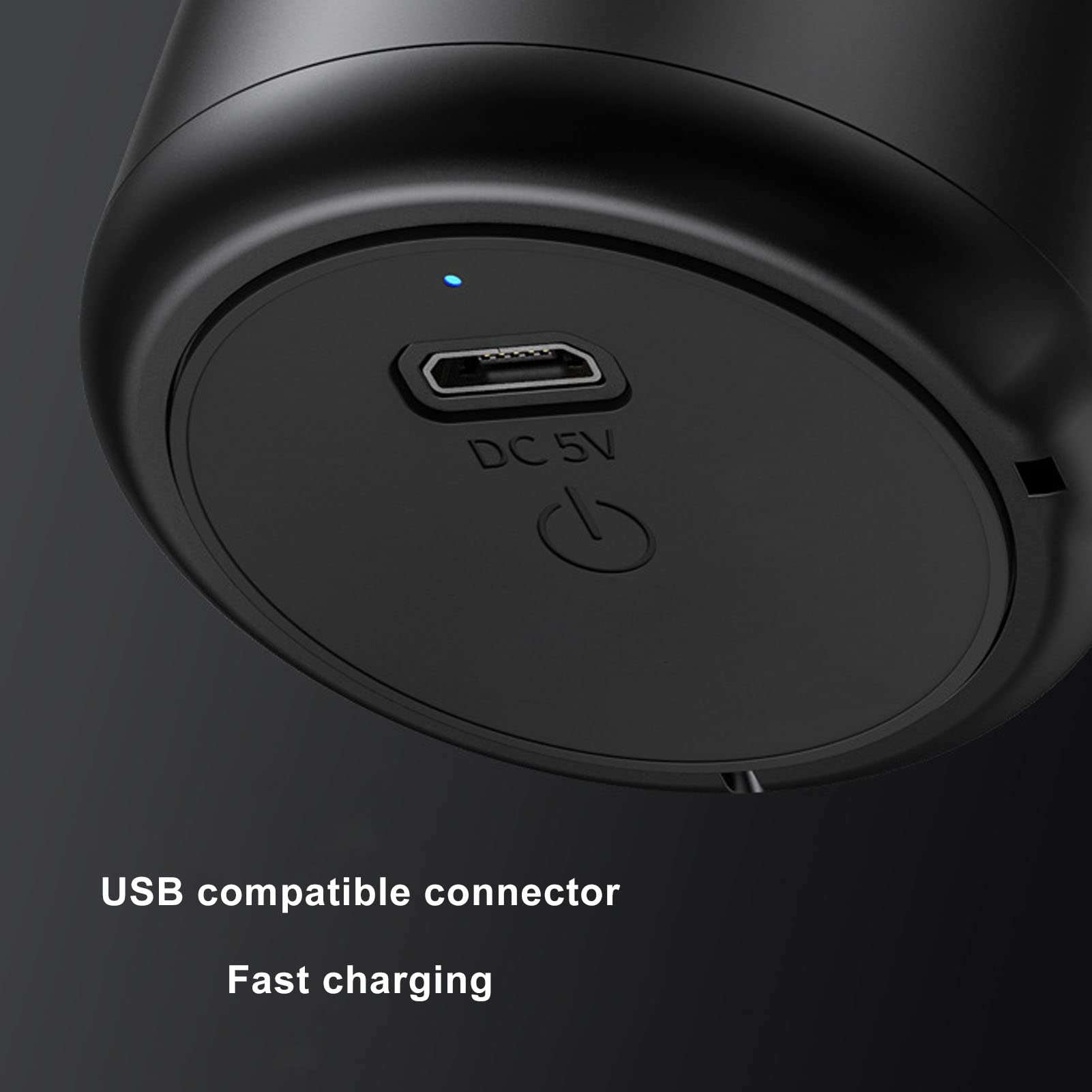 ASHATA PortableSpeaker Clear Sound, Full Range Speaker with Built in Microphone, USB Charging for Indoor and Outdoor Use (Black)