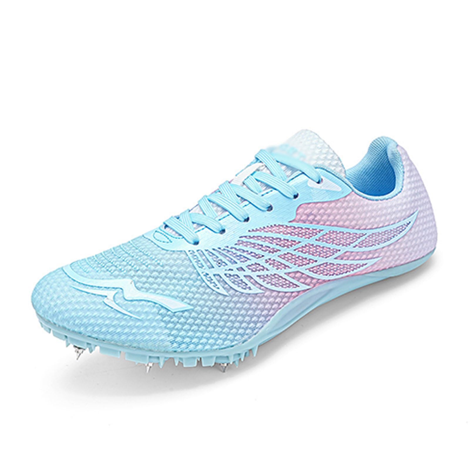 Leggero e Confortevole Track And Field Sprint Scarpe Unisex Leggere Antiscivolo con Punte Scarpe Corsa Antiusura Antiscivolo Allenamento da Competizione Scarpe Competizione di Allenamento
