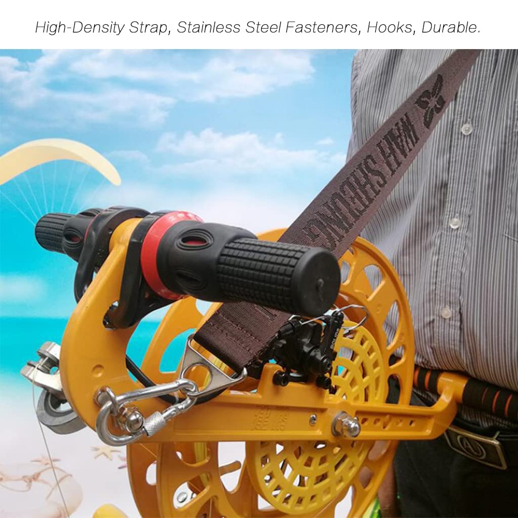 Carrete Bobinador Para Cometas Con Freno - Diámetro 16 Cm Y 200 M De Hilo, Plástico ABS Resistente Para Niños Y Adultos