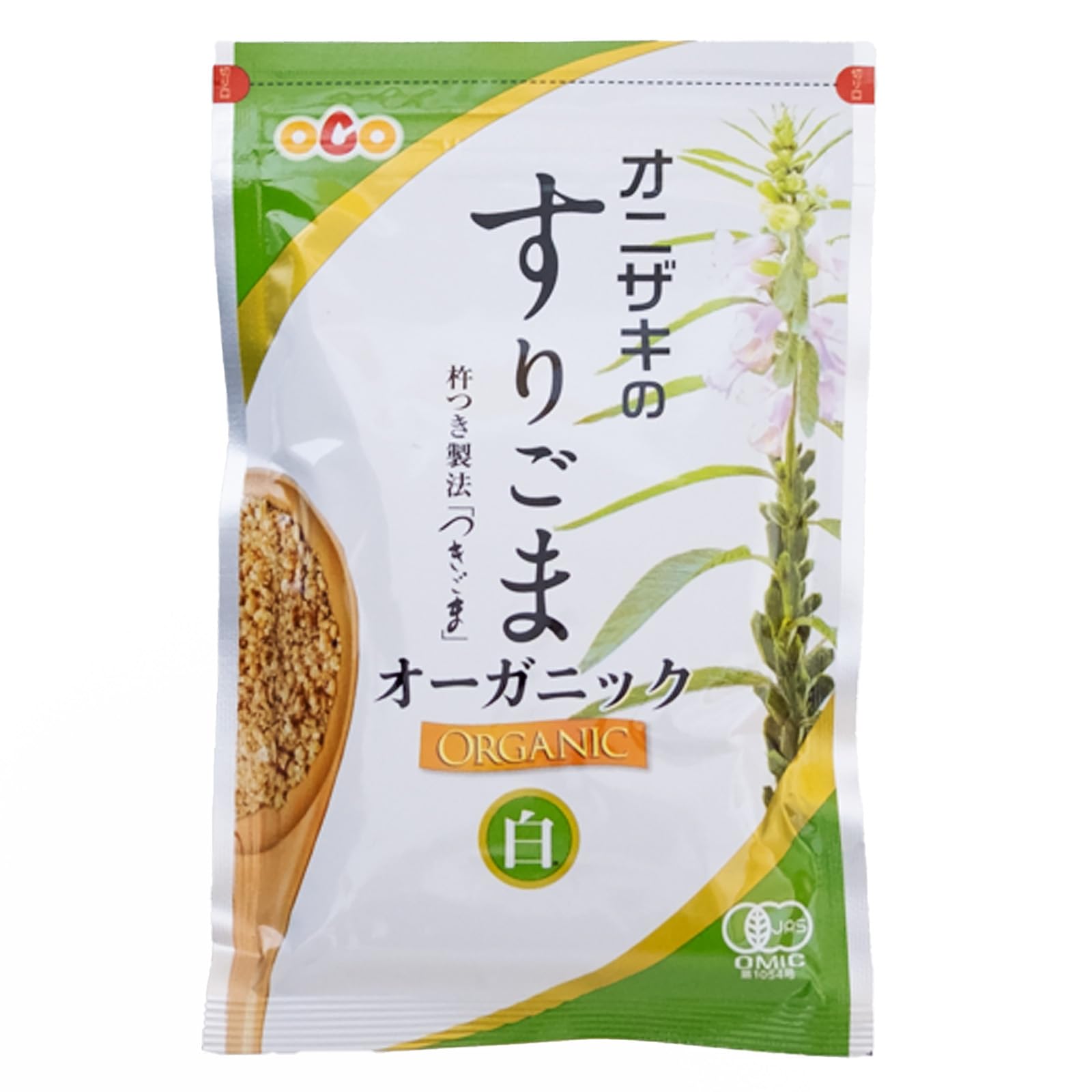 Amazon.co.jp: オニザキ すりごま 【旧つきごま】白オーガニック 70g