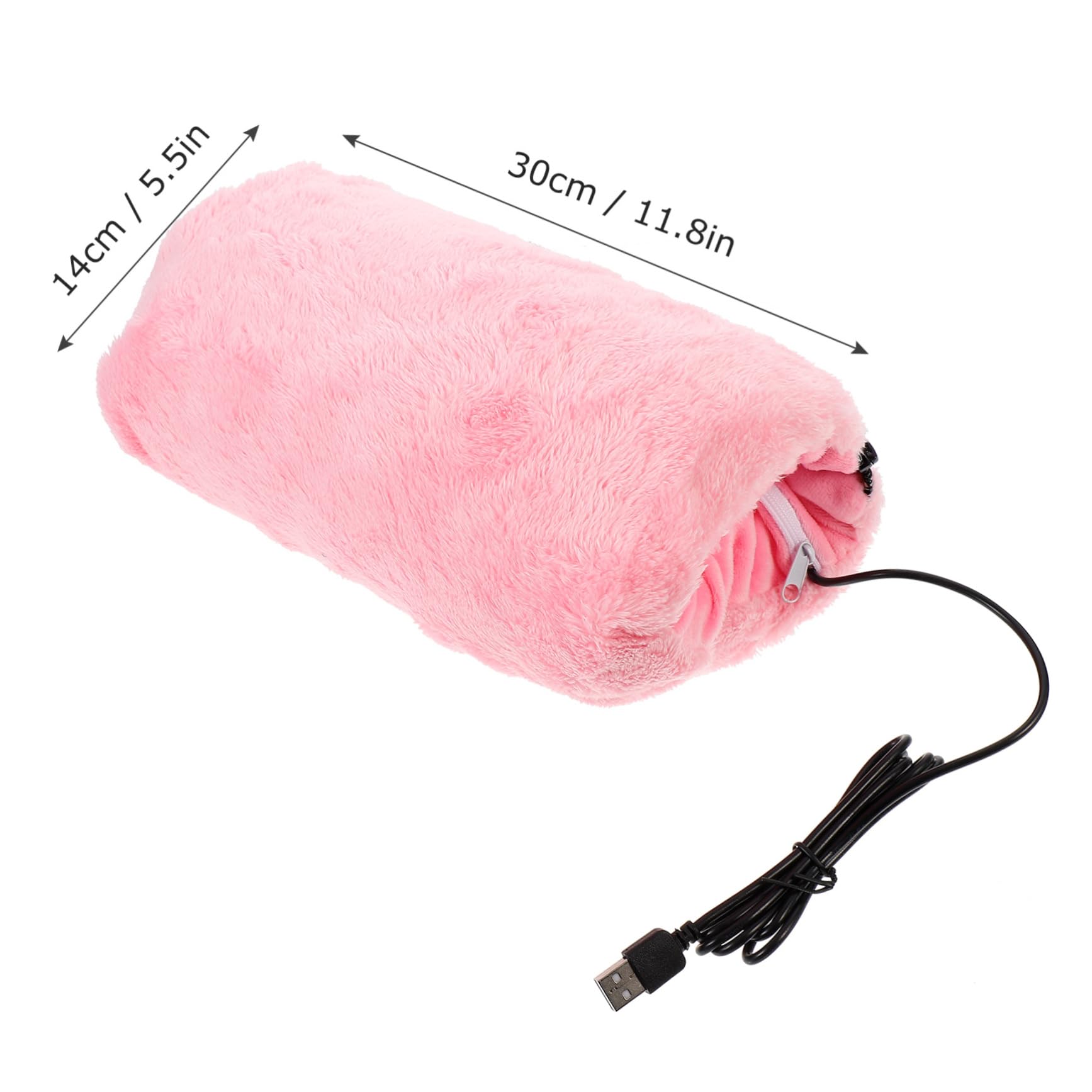 POPETPOP 1pc USB Hand Warmer Plush Hand Muffs for Women Rechargeable Heated Gloves for Office Use Studying Gaming and Outdoor Activities Birthday