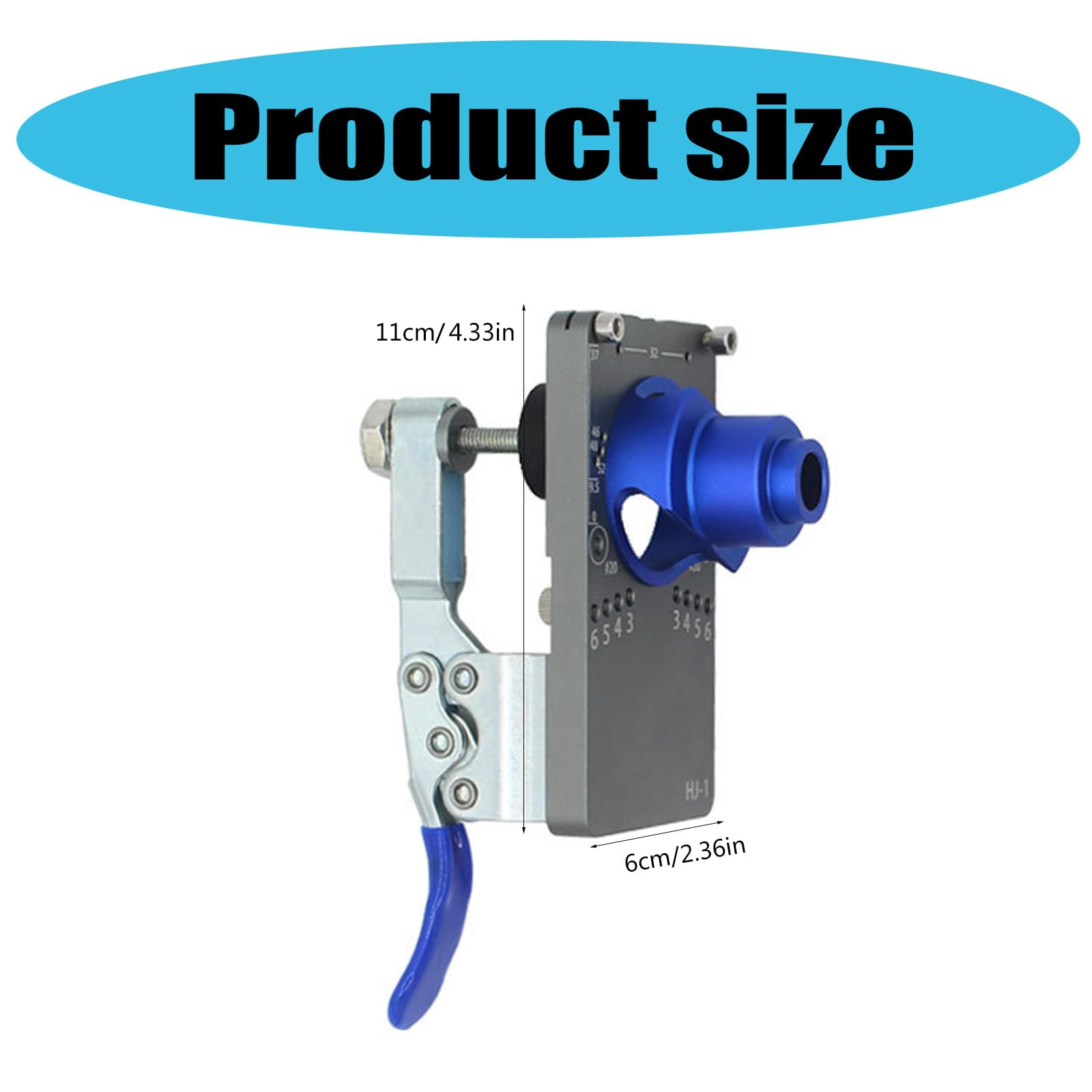 Zawias szafki Jig Clamp Akcesoria Zawias Wiertło Jig do drzwi Szafy Zawiasy Montaż Zawiasy Drzwi Narzędzie Narzędzie do obróbki drewna Wielofunkcyjne narzędzie do obróbki drewna