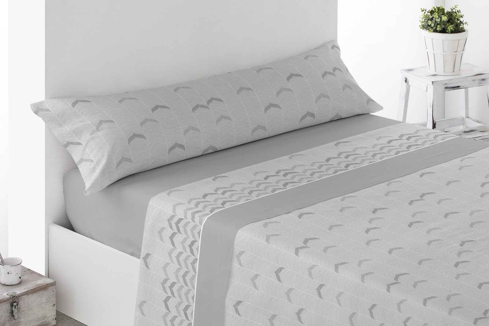 Juego de Sábanas Térmicas de Pirineo. Sábanas de Otoño/Invierno Tejido Polar para Cama Individual y Matrimonio, 3 Piezas, Cálida y Suave. (Cama 150, Roble)