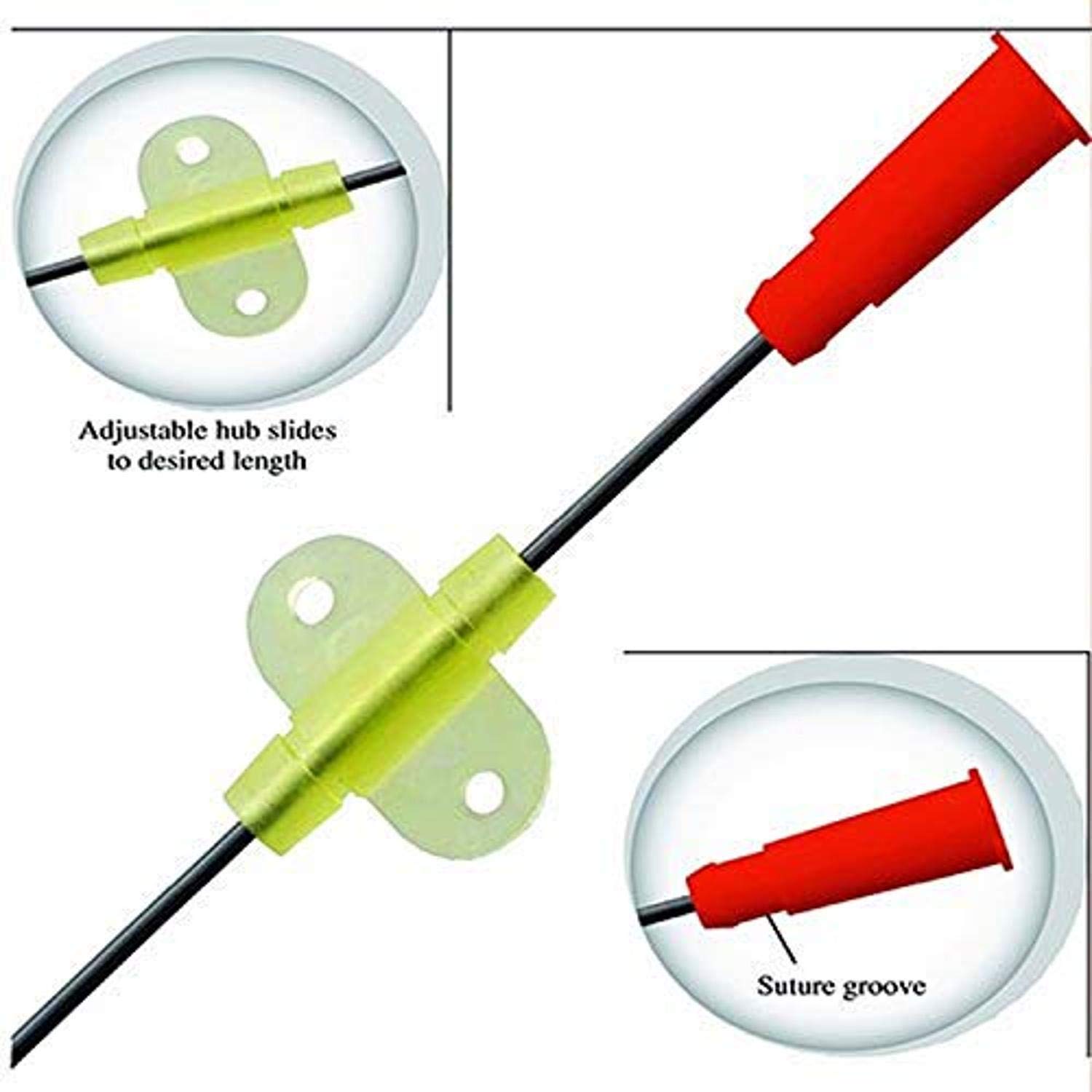 Jorvet Kat Kath Tomcat Catheter, w/Luer Lock, 3.5fr x 11cm