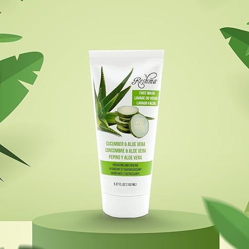 Miniatura 9 de Reshma Beauty lavado facial All New Pepino y aloe vera, 5.07 onzas líquidas