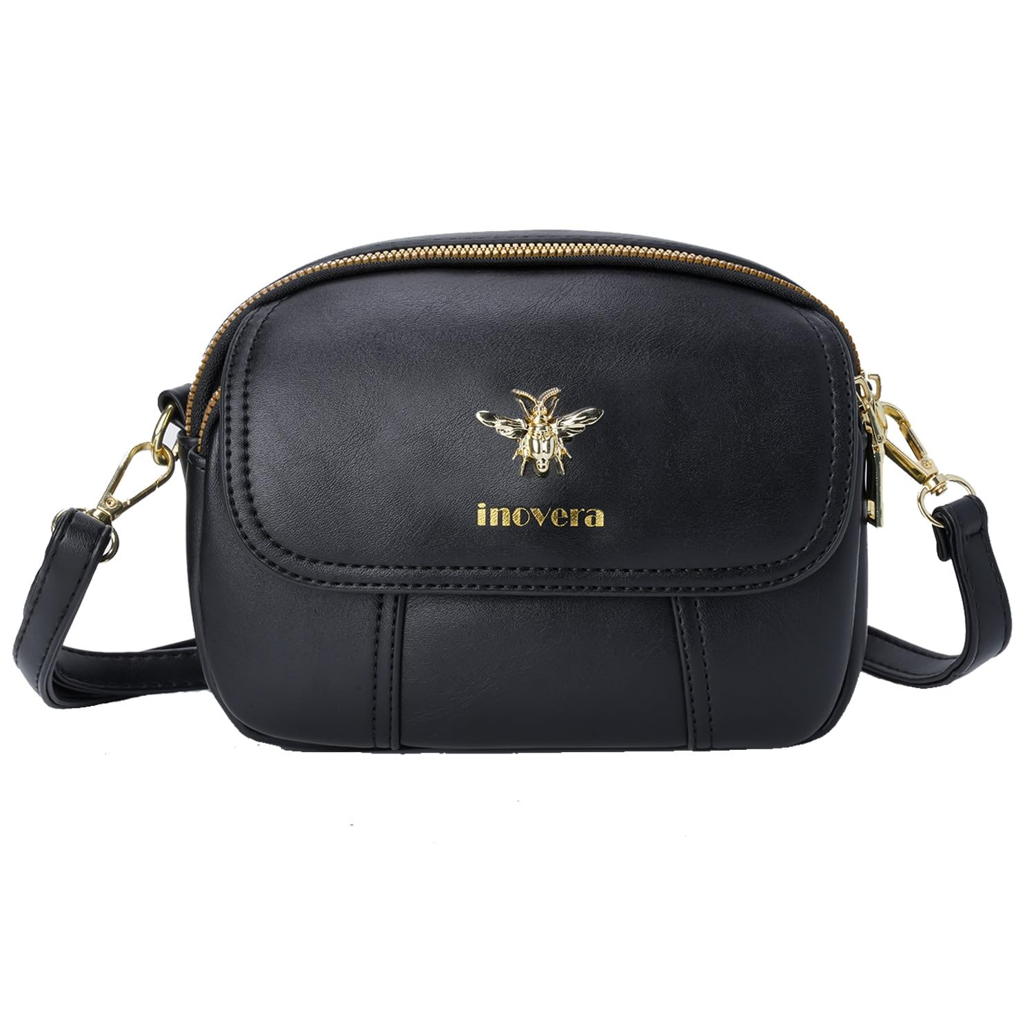 INOVERA (LABEL) Inovera Womens Sling Bags | Crossbody Purse With Adjustable Strap | Trendy Shoulder Handbags For Daily Travel Use | Messenger Bags For Girls (Black) (B0D2L7NSM9) Amazon Price History, Amazon Price Tracker