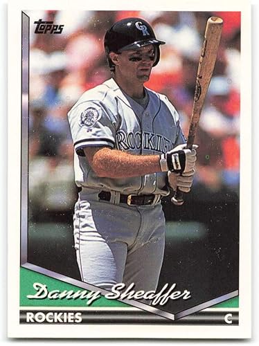 Miniatura 1 de 1994 Topps #314 Danny Sheaffer NM-MT Colorado Rockies Baseball