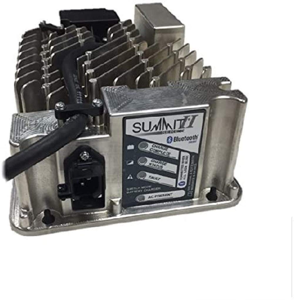 Lester Summit Series II Battery Charger 650W 36/48V with E-Z-GO RXV & TXT 48V 3-Pin Plug with 8.5 Ft. DC Cord