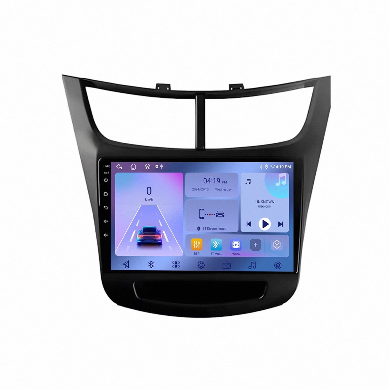 Car Stereo Carplay Radio de Coche para Chevrolet Sail Aveo 2015-2022 Soporta Bluetooth, Control Volante, USB, WiFi, 4G, Mirror-Link, GPS Navegador/Radio FM, 4 Nuclear 2G+32G