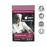 Vista 2 de Polvo de vinagre blanco destilado sin gluten vegano OU Kosher certificado - 50g2oz