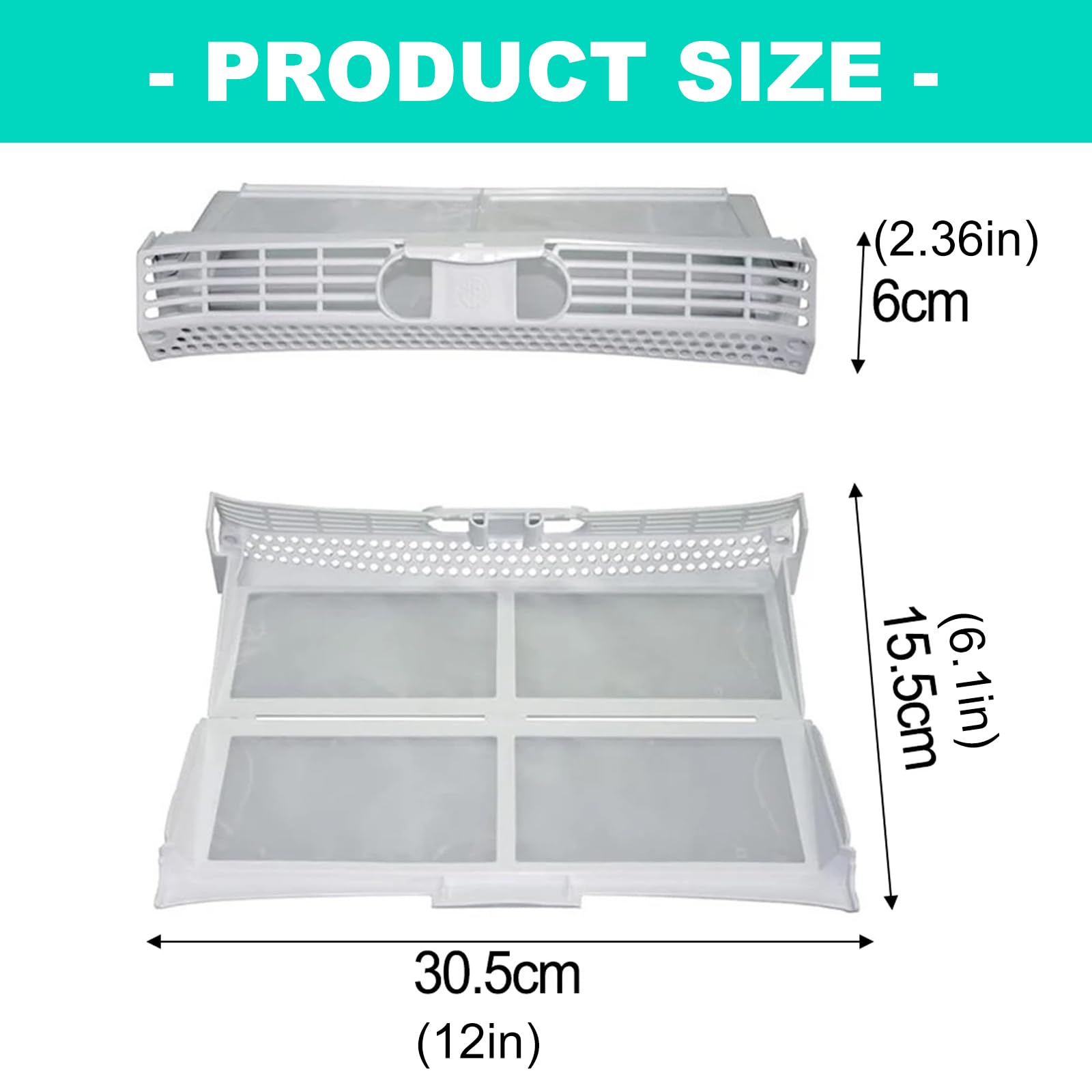 Filtro de ventilación para secadora con tecnología avanzada de retención de partículas, textura para uso comercial y residencial, reemplazo de filtro