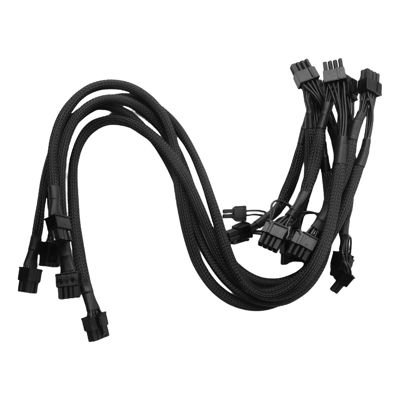 Cavo di Alimentazione modulare PCIe da 8 Pin a 2 Porte 6 + 2 Pin Compatibile con Alimentazione modulare Cors-Air RM1000X RM550X 650X 750X 850X, Confezione da 5