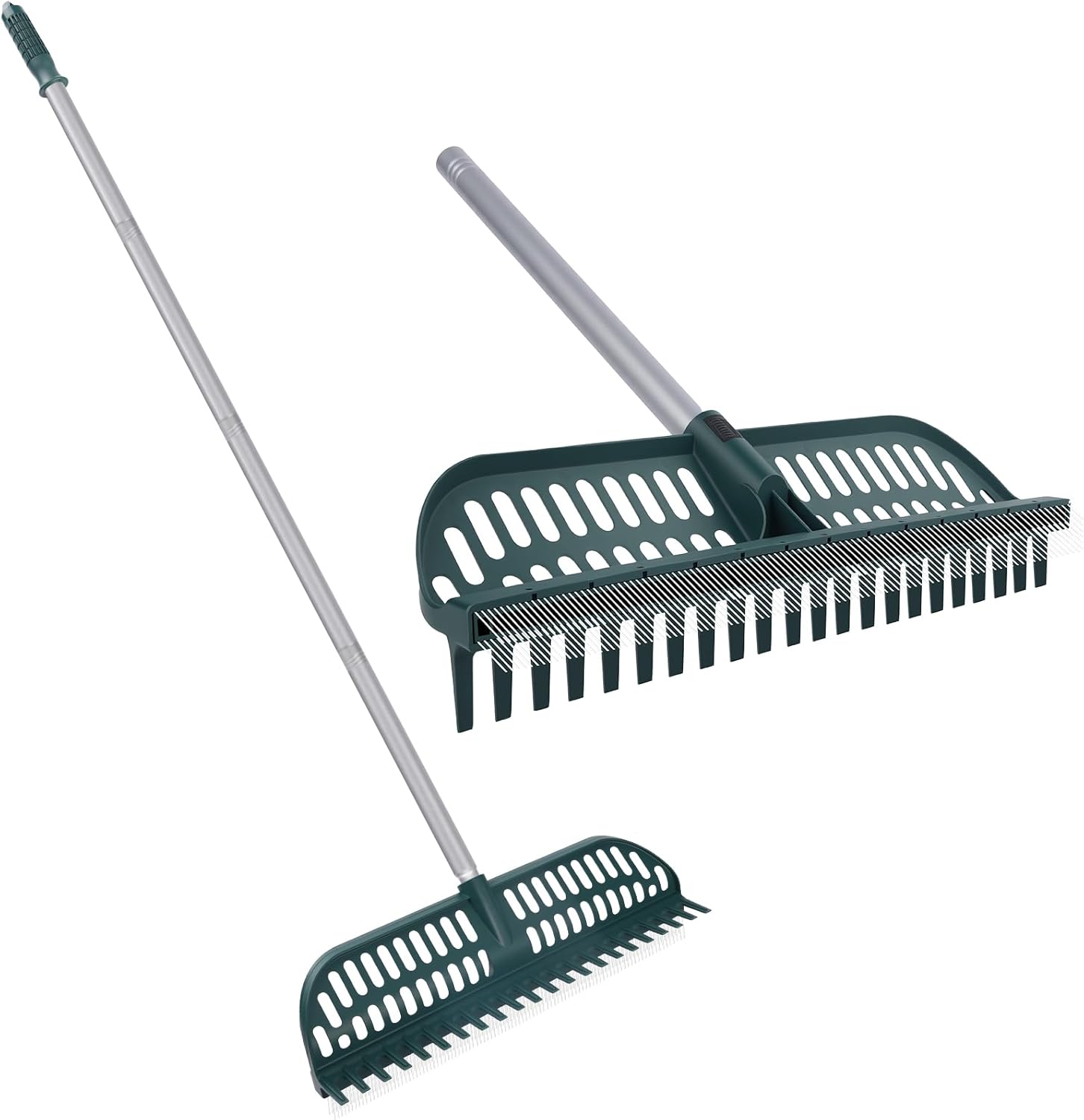 Amazon.com : Artificial Turf Rake with 18in Double-Sided Heads, 32-61 ...