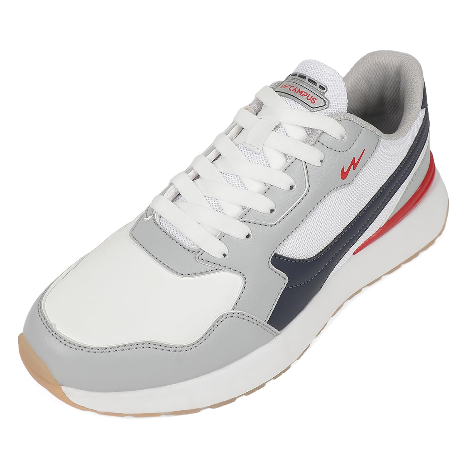 Campus Mens STOM WHT/L.Gry Sneakers - 8UK/India 22G-1243 (B0DFGRF8T1) Amazon Price History, Amazon Price Tracker