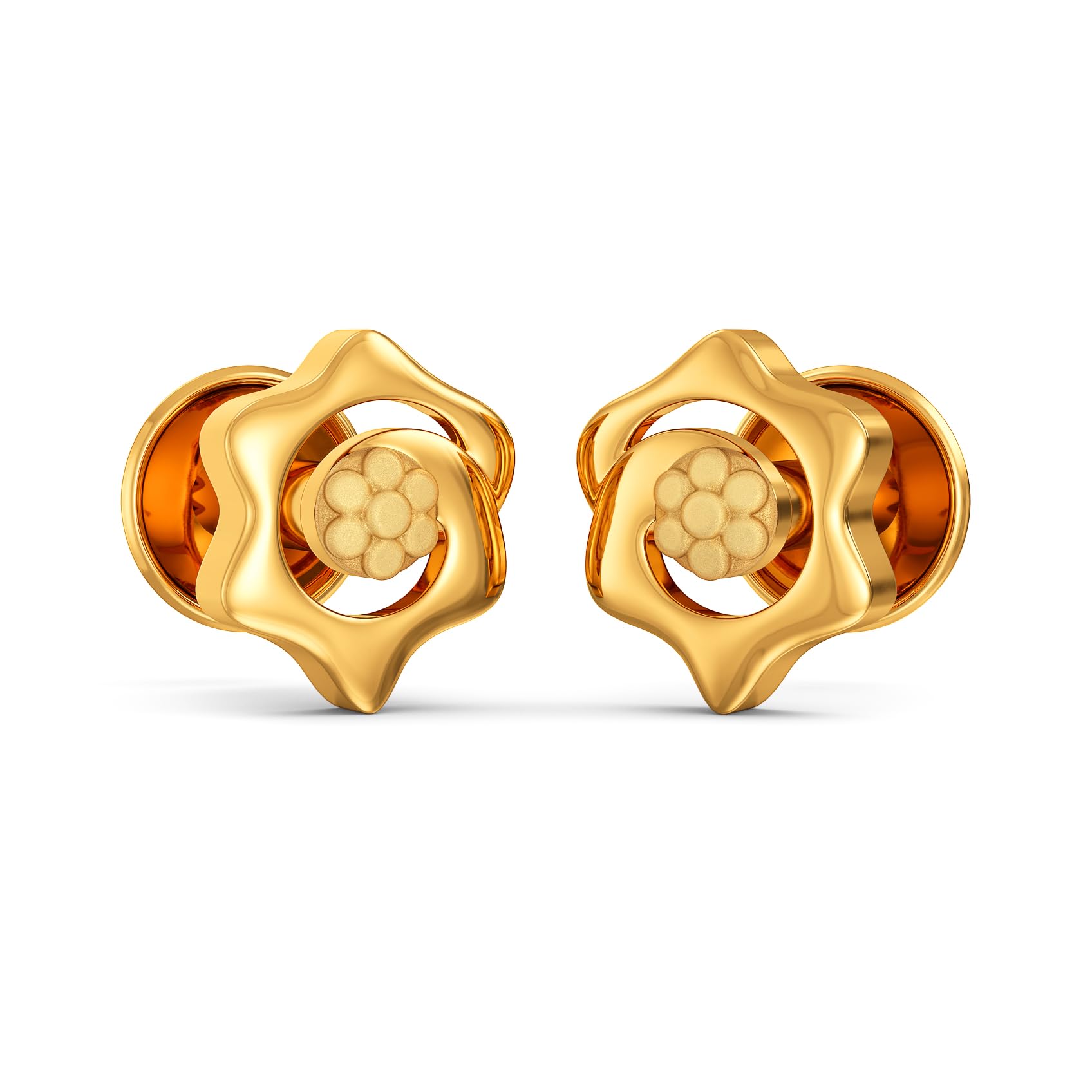 Joyalukkas 22K (916) Purity Floral Flair Gold Stud For Women (B0D6WGKSV1) Amazon Price History, Amazon Price Tracker