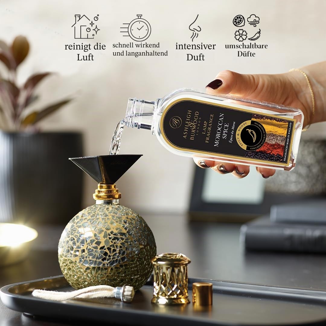 Set Geschenk Lampe klein Asleigh & Burwood PFL641 Little Treasure und Duft 250ml PFL915 Besondere Marokko