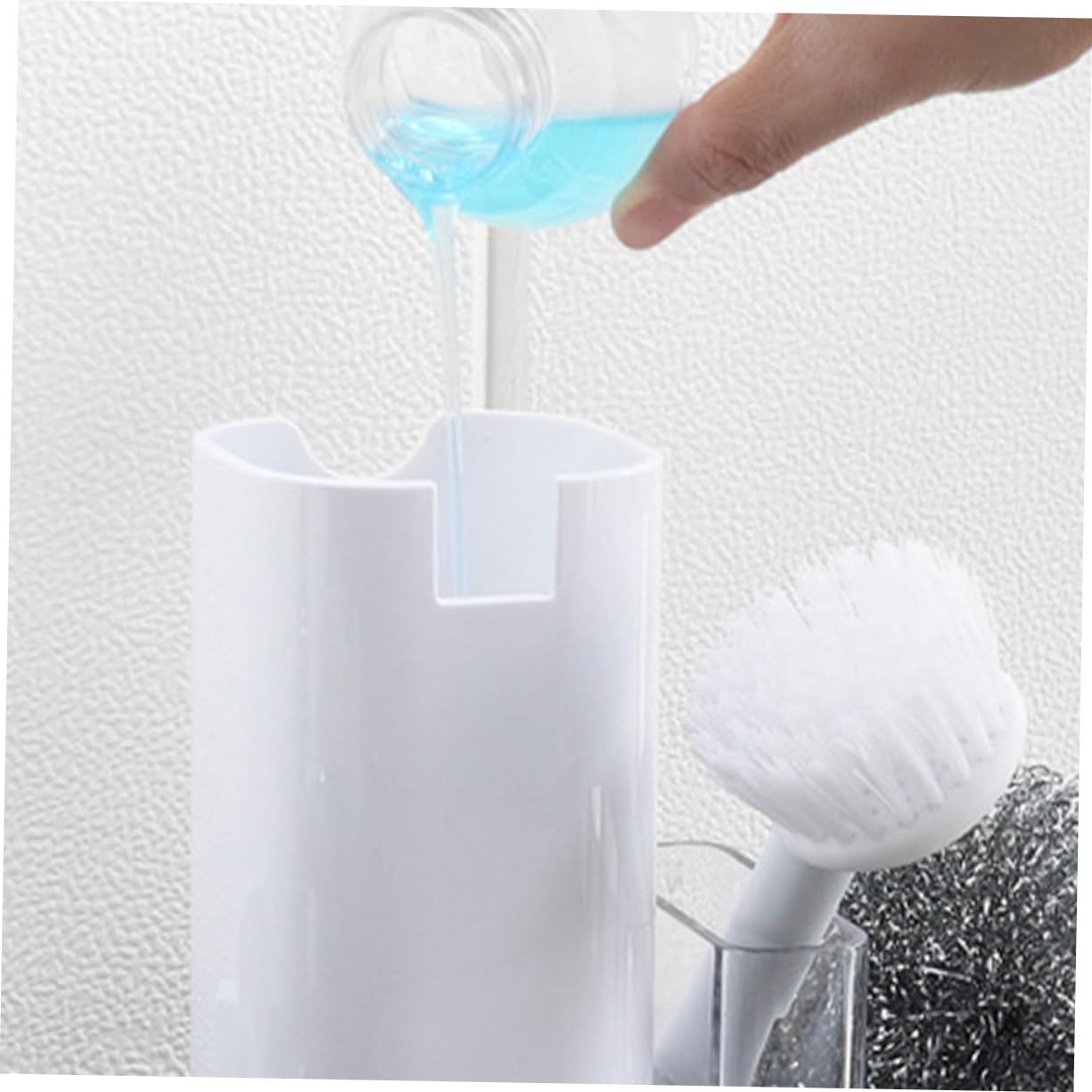 Beavorty Set Steel Wire Ball Brush Steel Wire Ball Cleaning Brush Bristle Brush Handle Brush Kitchen Cleaning Brush