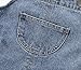 Toddler Jeans Overalls Baby Boys Girls Loose Fit Denim Overalls 𝗕𝗶𝗯 Jeans Denim Suspender Baggy (Blue, 18-24 Months)