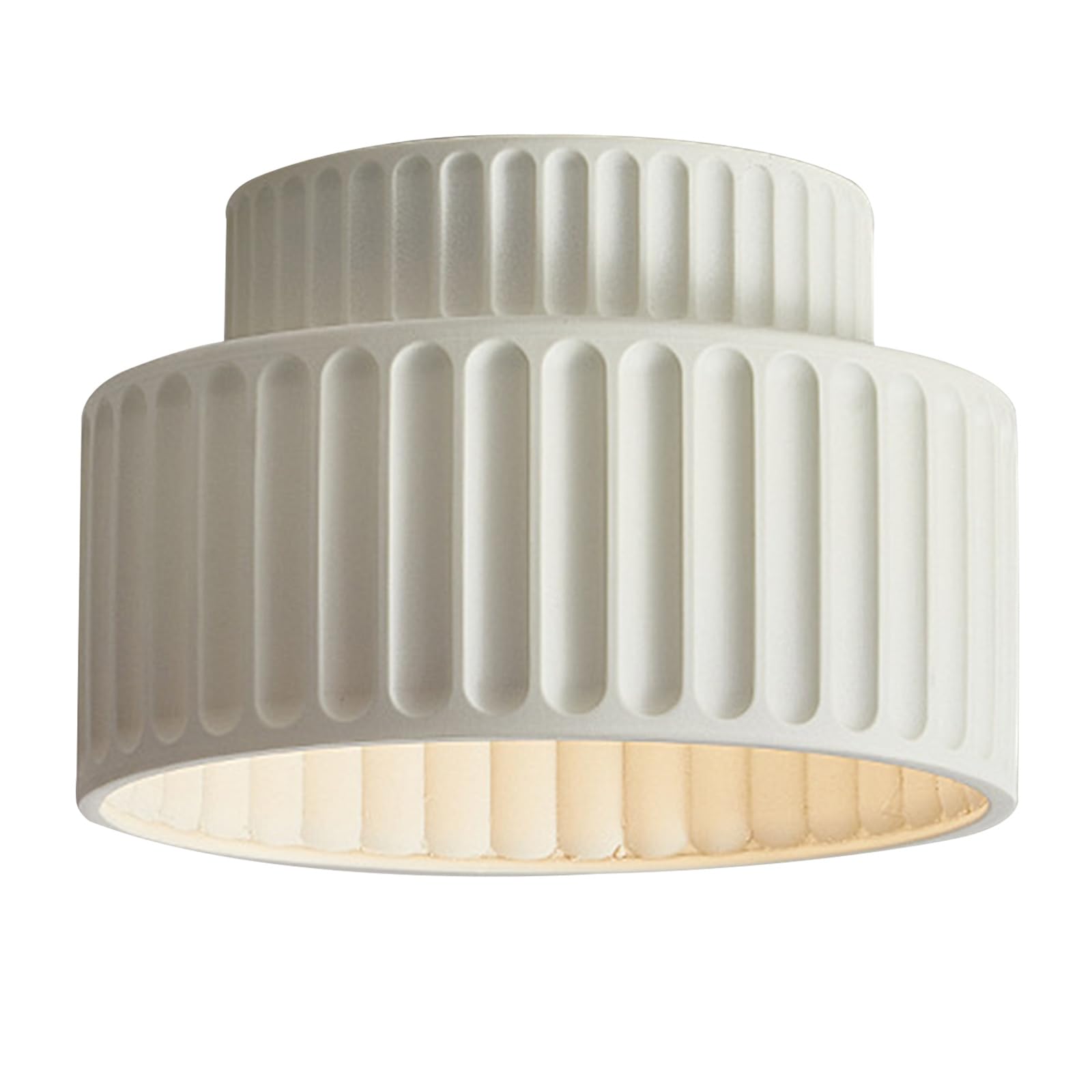 Khukhu B Resin Flush Mount Ceiling Light, E27 Ase Close To Ceiling Light, Retro Ceiling Lamp Fixtures For Corridor Living Room Edroom Hallway Alcony(B)
