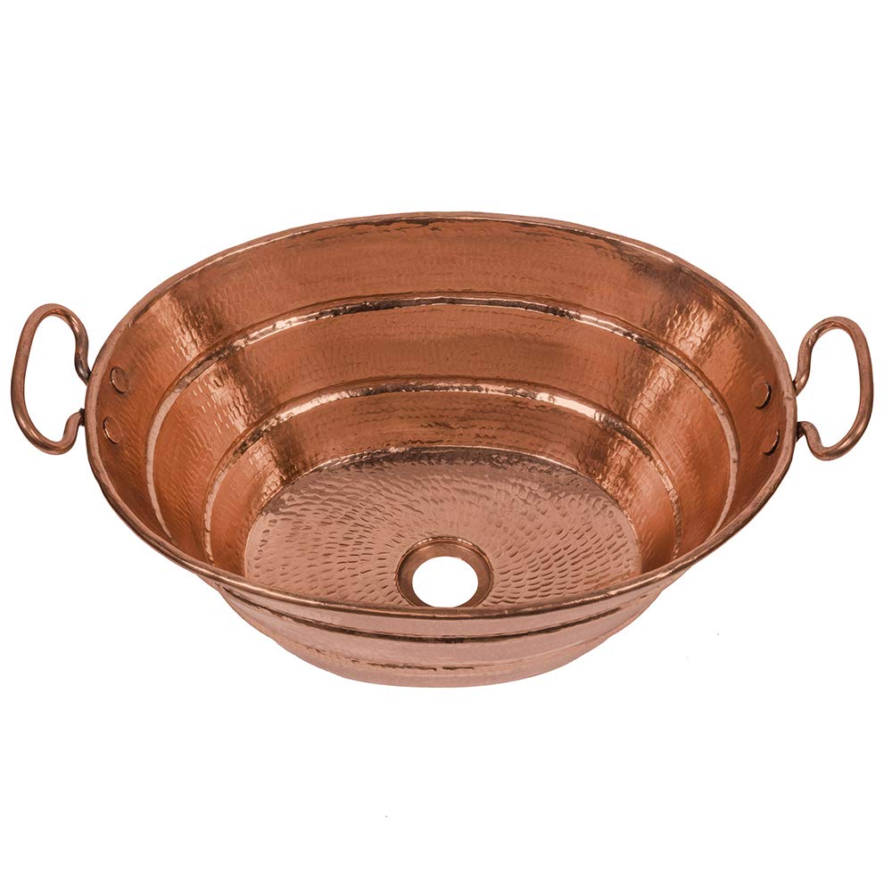 Amazon | Premier Copper Products VOB16PC 19インチ 楕円形バケツ容器