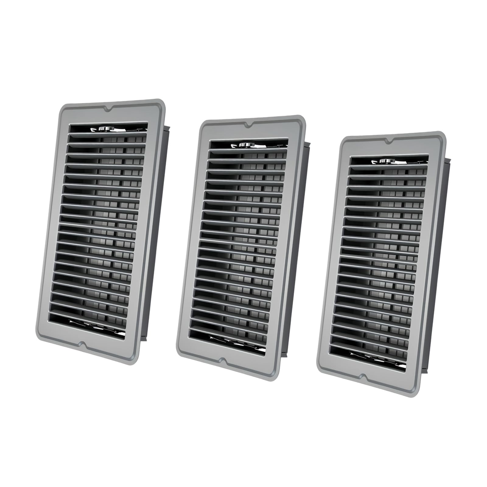 4x10 Inch Steel Floor Vents Rustproof Floor Register Decorative Air Outlet Cover Easy to Use for Home Air Circulation Ventilation Scratch