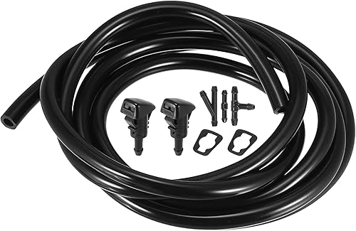 Miniatura 1 de ACROPIX Kit de boquillas de limpiaparabrisas delantero para Subaru Impreza STI WRX con juntas manguera de fluido de 4.9ft, paquete de 6 unidades,