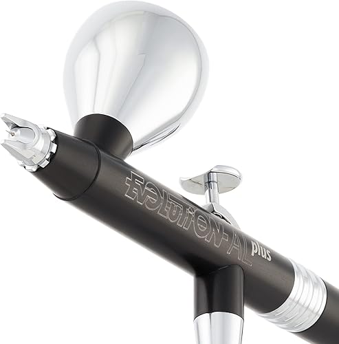 Miniatura 3 de Harder & Steenbeck Aerógrafo  Evolution ALplus  Dos en uno  Juego de boquillas de línea fina de 0,2 + 0.016 in  Cuerpo de aluminio  Sello resistente