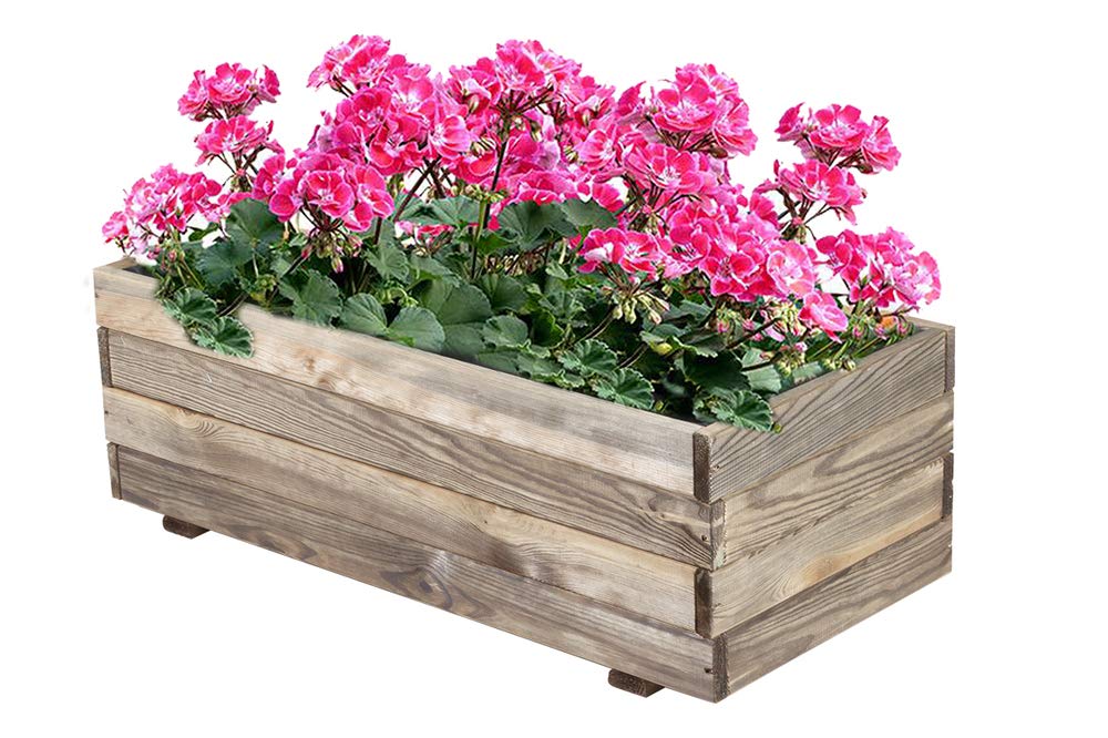 VERDELOOK Fioriera in legno impregnato 90x40xH30cm
