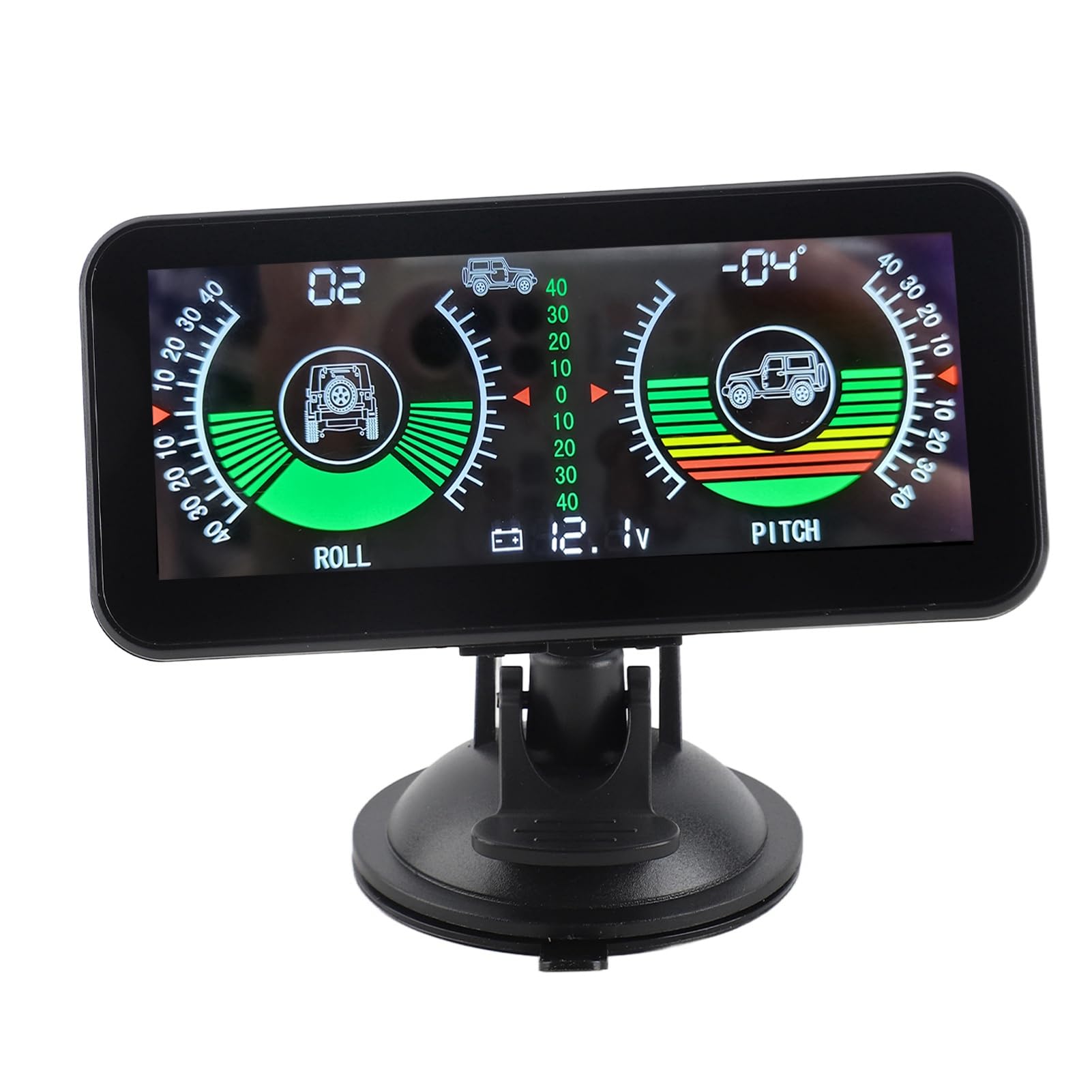 Inclinometro Digitale Aqxreight Per Auto - HUD, Misura Angolo Beccheggio E Rollio - Foto 5