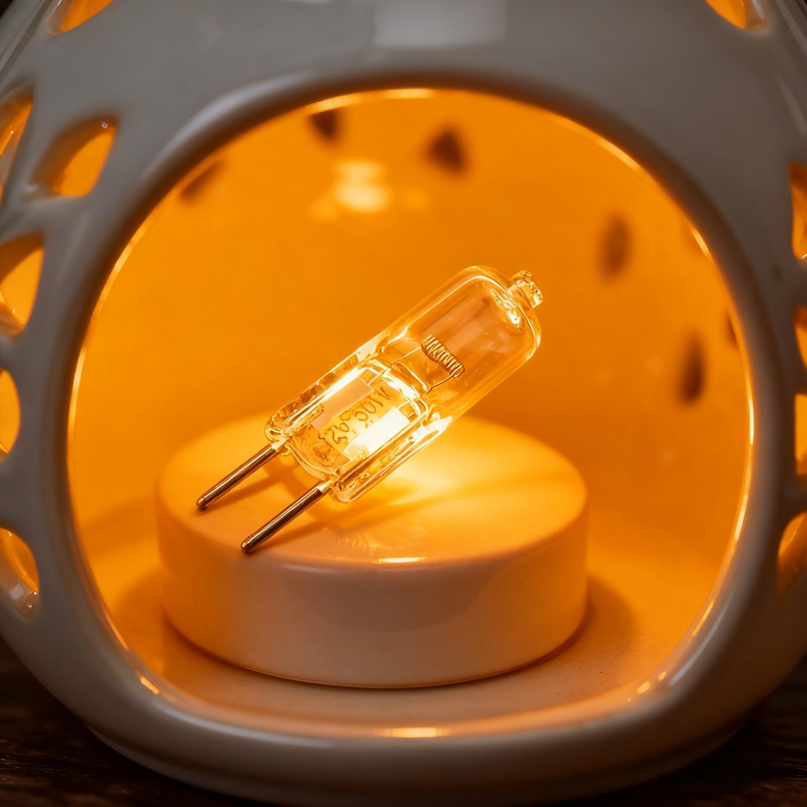 GY6.35 Halogen Bulbs 12v 24v 220v 110v 20w 30w 50w 70w 100w 150w 200w 3000k Warm Light,g6.35 Halogen Lamp Suitable for Chandelier Projector Pin Shadowless Bulbs 100pcs(/12V-100W)